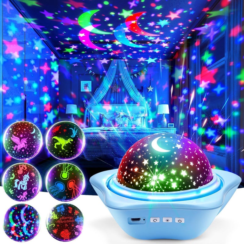 One Fire Star Projector Night Light for Kids - Image 1